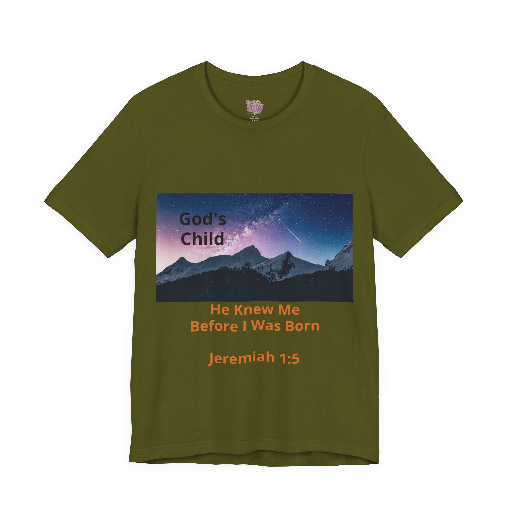 God's Child - He Knew Me Before I Was Born T-Shirt