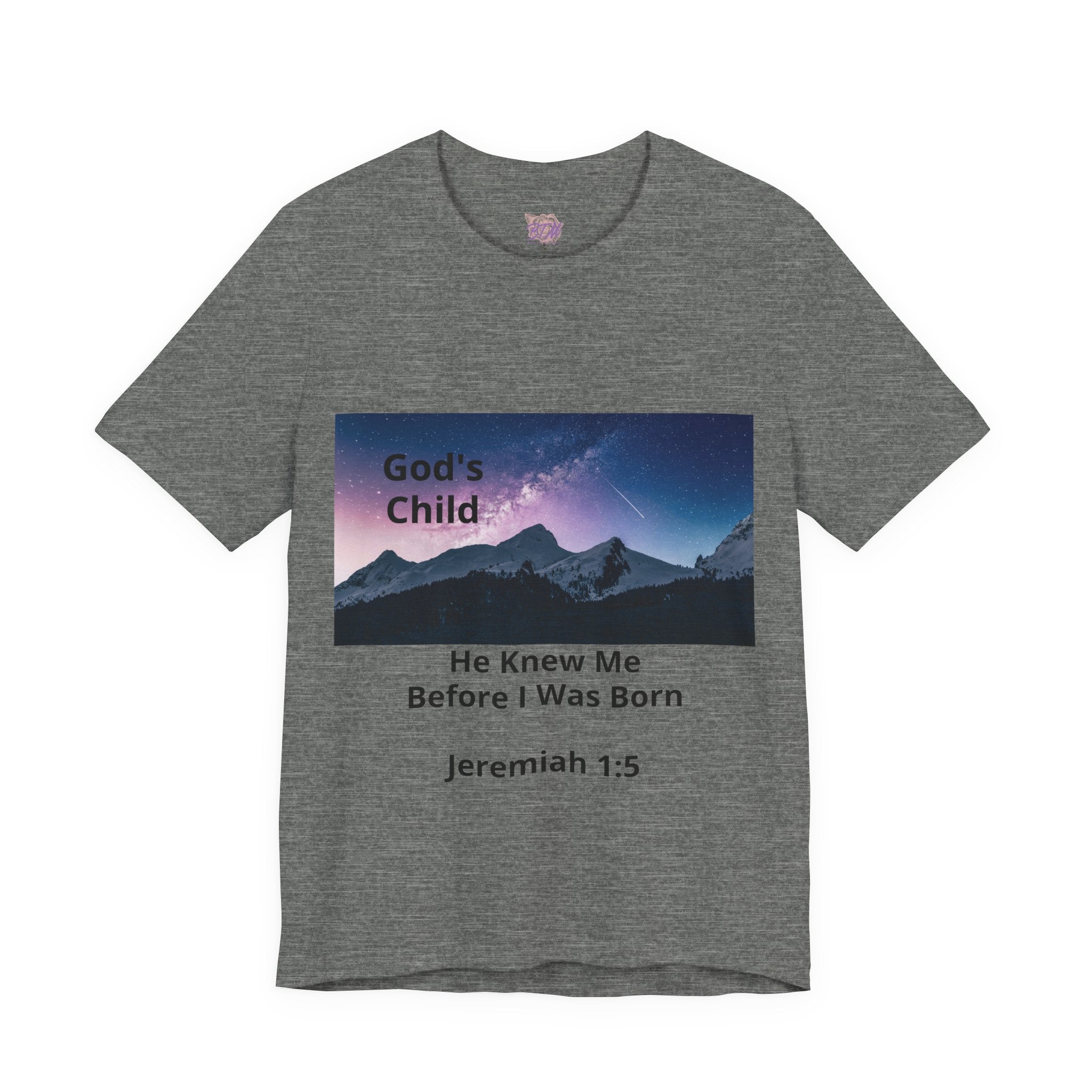 God's Child - He Knew Me Before I Was Born T-Shirt